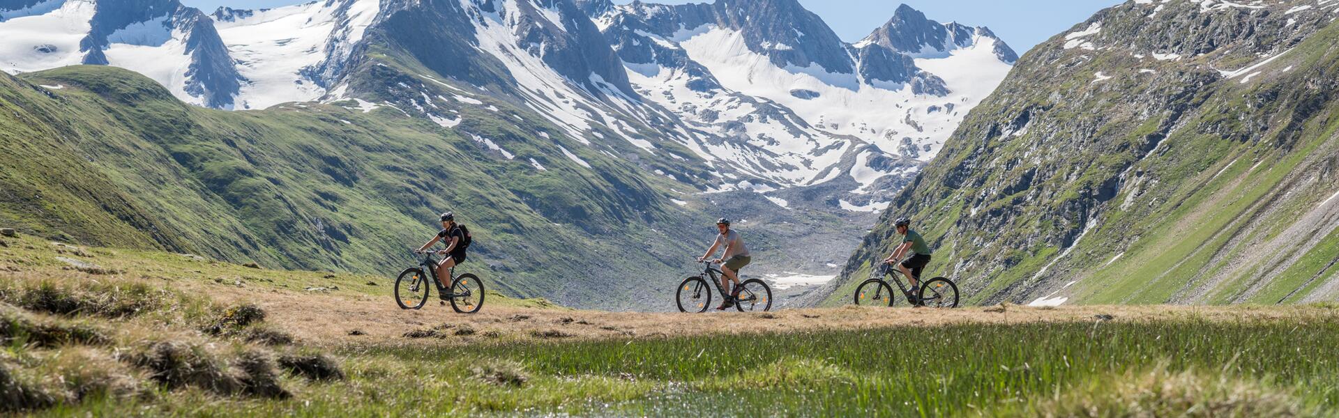 E-Bike-Tour mit Verleih-Rad in Obergurgl 