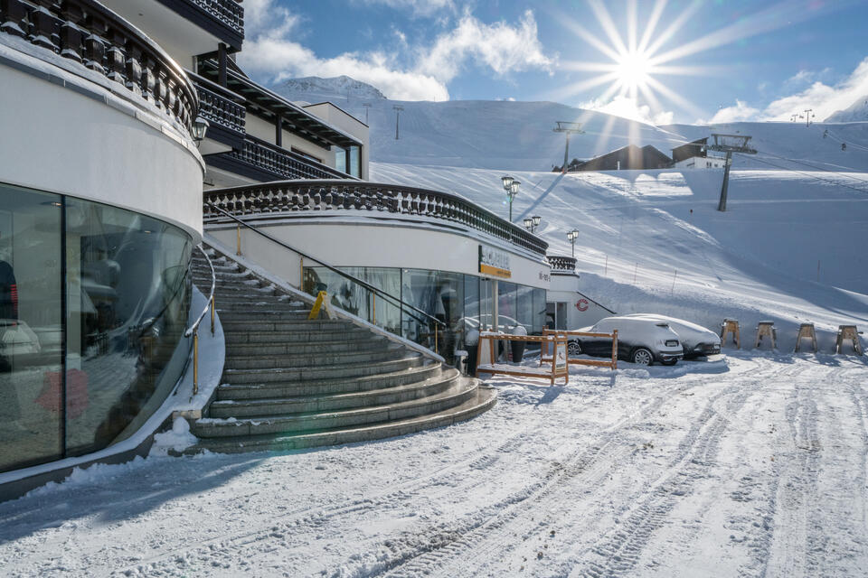 All shops are directly next to the slope | © Scheiber Sport
